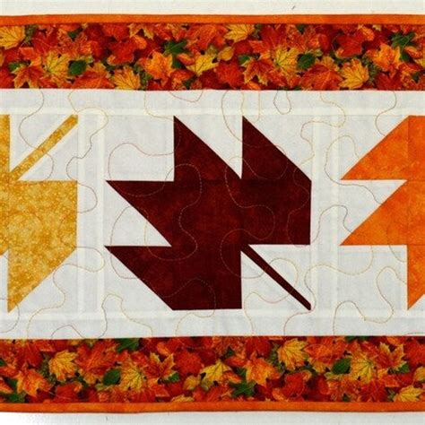 Image result for Fall Leaf Table Runner Patterns