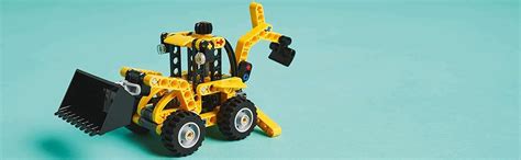 LEGO Technic Backhoe Loader Construction Toy Vehicle Set 42197 Building ...