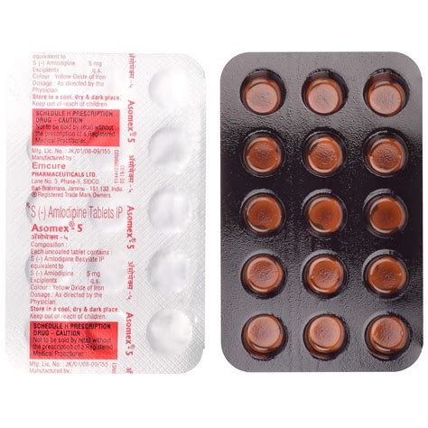 Asomex 5 - Strip of 15 Tablets : Amazon.in: Health & Personal Care