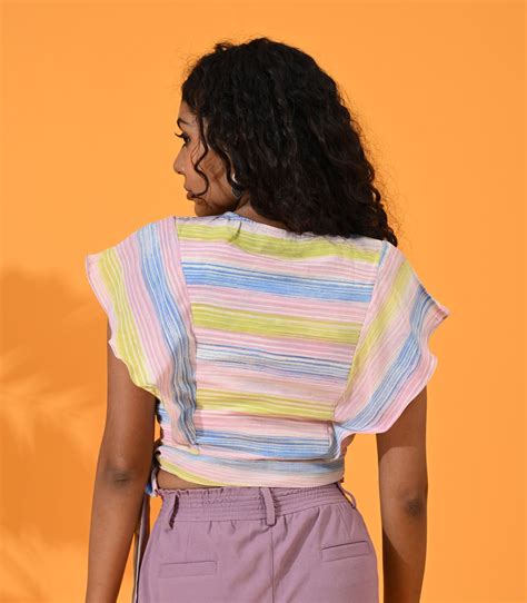MABA Silk Crepe Crop top – Maba India