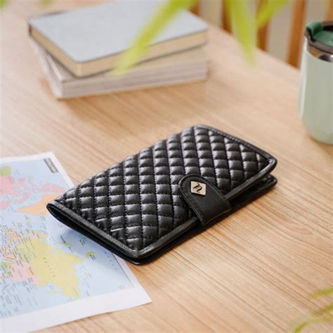 Classic Black Travel Wallet Online - Premium Passport Cover | Nestasia