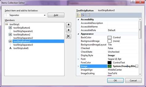 Image result for VB.NET ToolStripContainer Example