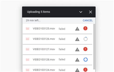 Image result for Google Drive Upload Error