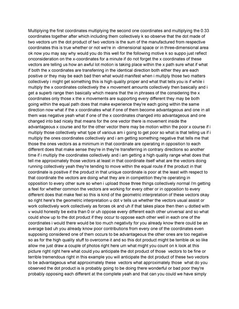 Image result for Vector Multiplication Visualized