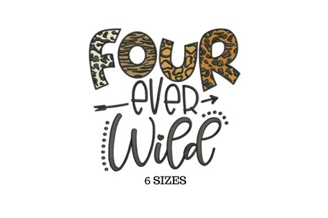 Four Ever Wild · Creative Fabrica