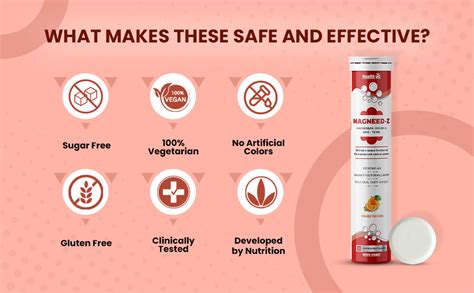 Healthvit Magneed-Z Magnesium 300mg & Zinc 10mg | For Muscle Health ...