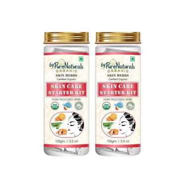 byPureNaturals 100% Organic Skin Care Starter Kit- 100 Gm ...