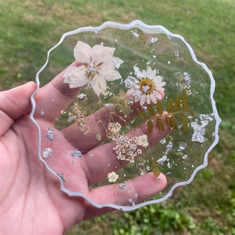 Image result for Resin Flower Coaster Tutorials