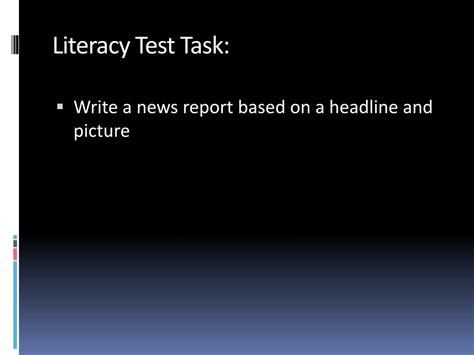 Literacy Test Example 的图像结果