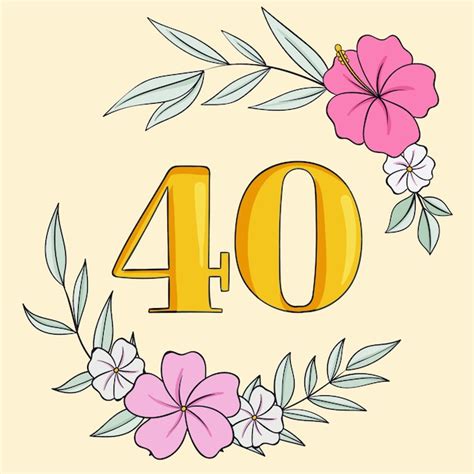 40 Geburtstag-Vektoren und -Illustrationen zum kostenlosen Download ...
