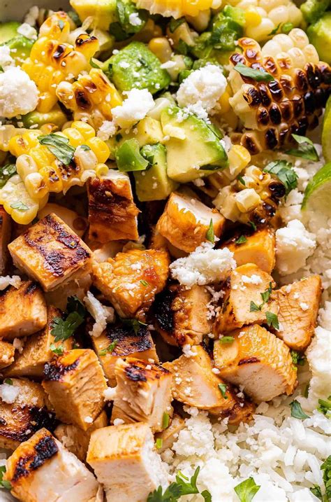 Closeup photo of Honey Chipotle Chicken Rice Bowl. | Cooking recipes ...