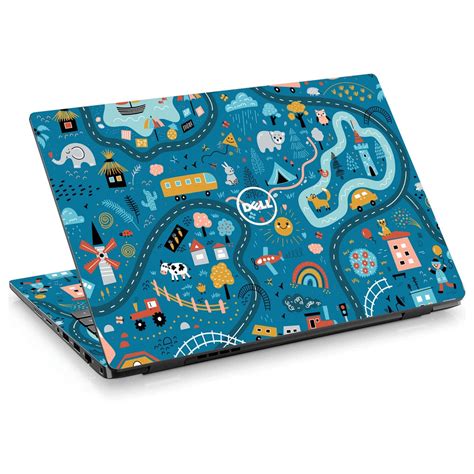 Shop Road Map Laptop Skin for Dell | Buy Online Now – SkinsLegend
