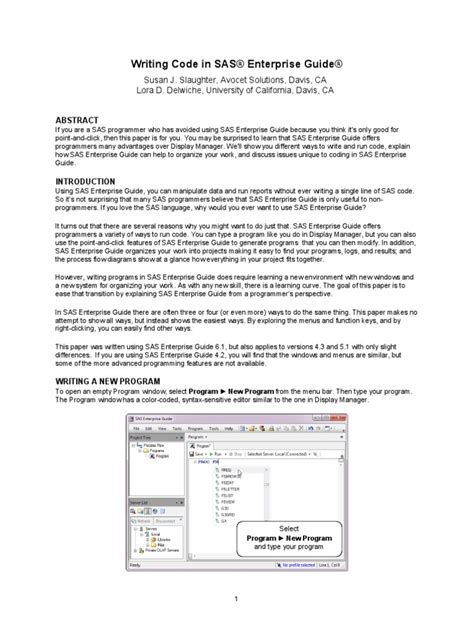 Image result for Sample SAS Code Beginners
