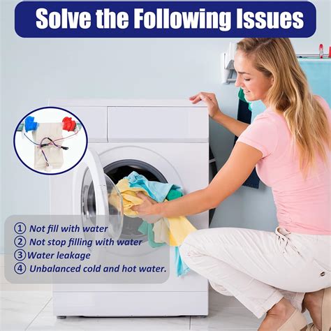 Buy W11101906 Washer Water Inlet Valve Compatible with Whirlpool Amana ...