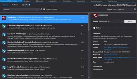 MVC Knockout Tutorial 的图像结果