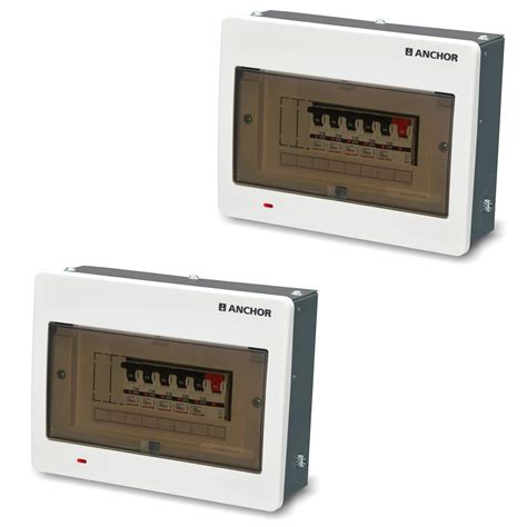 Anchor by Panasonic 98374 UNO Plus 12 Way SPN Distribution Board, Pack ...