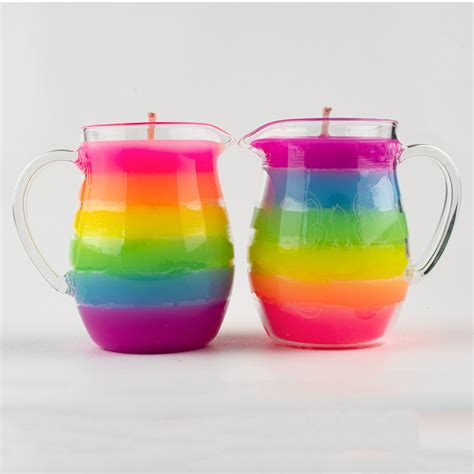 Blacklight Rainbow in a Jar Wax Play Candle - Low Temp - Unscented - U ...