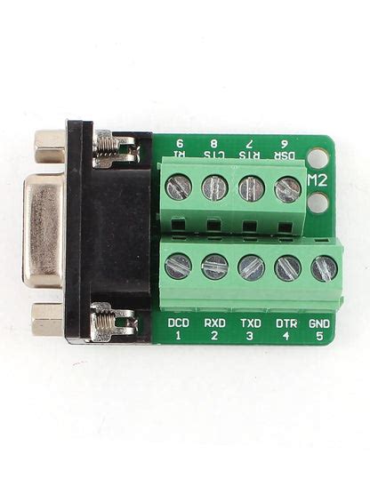 RS232 D-SUB DB9 Female Adapter to Terminal Connector Signal Module ...