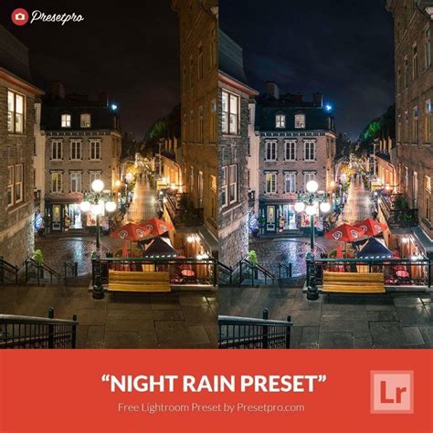 Free Lightroom Preset | Night Rain Preset - Presetpro.com
