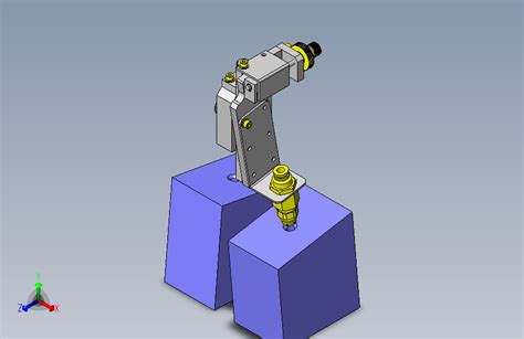 角度调节机构_SOLIDWORKS 2010_模型图纸下载 – 懒石网