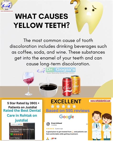 Causes of Yellow Teeth & Prevention Tips