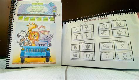 JoGenii |Funsheets-Busy-Binder-for-Kindergarten|Book a Box