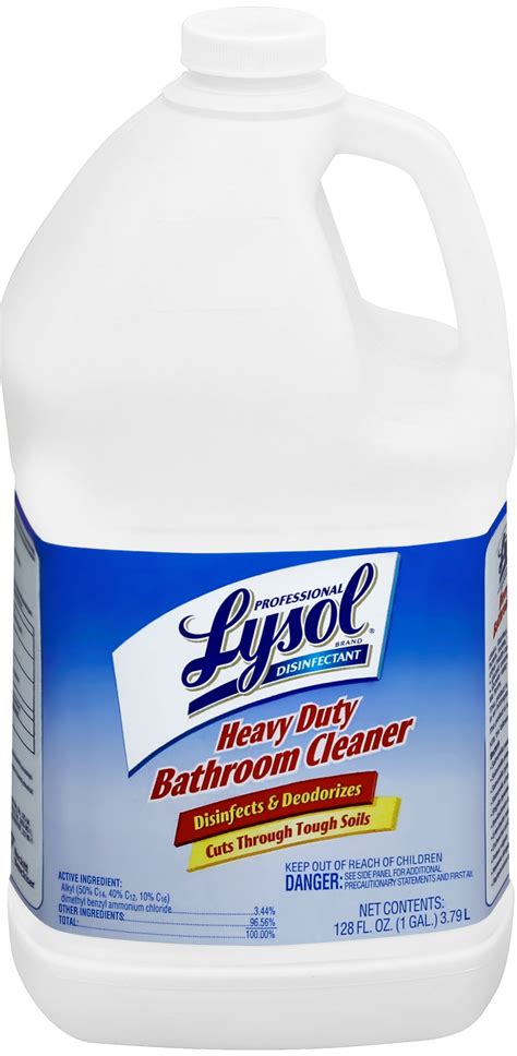 Lysol Professional Disinfectant Heavy Duty Bathroom Cleaner for Bathtub ...