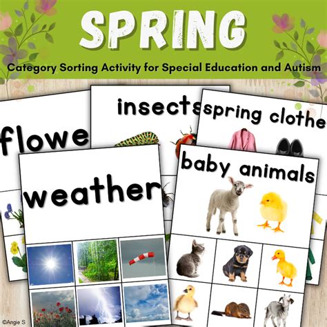 Image result for Spring Sorting Activity