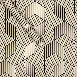 Beige Geometric Hexagon Wallpaper Peel and Stick Wallpaper Contact ...