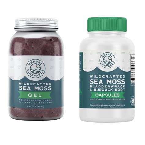 60 Day Sea Moss Bundle Purple Sea Moss + Capsule – Herbal Vineyards