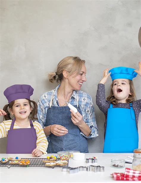 IAGBIBUI Kids Apron and Chef Hat Set, 16 Pieces Boys India | Ubuy
