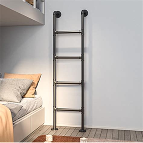 ZAIHW BlackWhite Metal Loft Bed Ladder Wall Mounted, Attic India | Ubuy