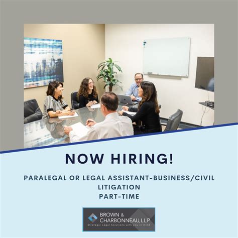 Brown & Charbonneau, LLP on LinkedIn: We are hiring! Looking for part ...