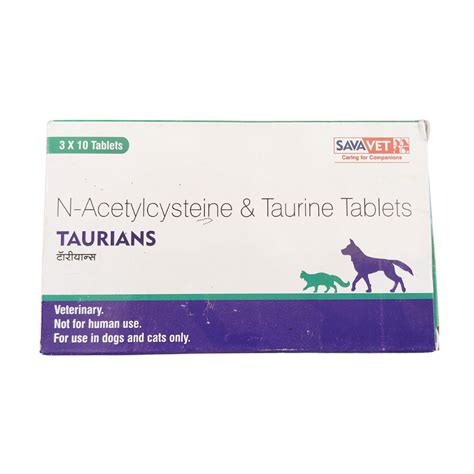 Savavet Taurians Taurine Tablets for Dogs | Vet Medicine India