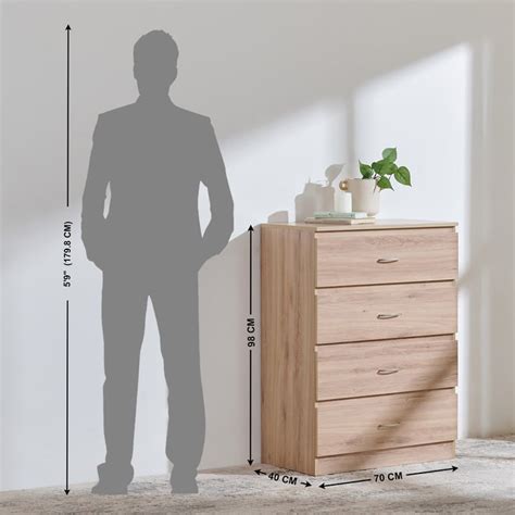 Buy Helios Alton Chest of 4 Drawers from Alton by Home Centre at just ...