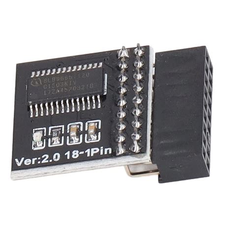 Buy TPM2.0 Module, Black 18 Pin TPM2.0 Security Module WIN11 Upgrade ...