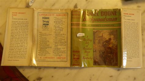 Daniel Boone Backwoodsman, Thrilling Tale of Frontier Days in Kentucky, Western Boy's HERO ...