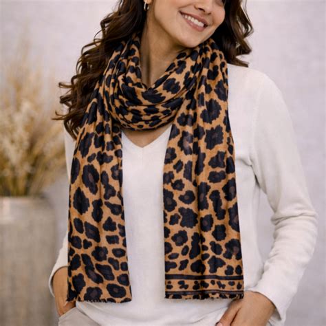 Luxury Multicolour Tiger Animal Print Scarf – toniq-fashion