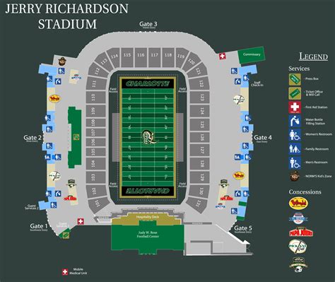 Jerry Richardson Stadium Wayfinding :: Behance