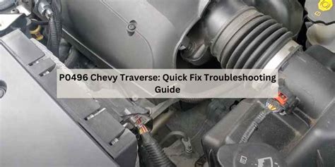 Image result for 2012 Chevy Traverse Code P0496