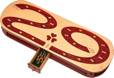 Palm Royal Handicrafts 3 Track Wooden Cribbage Board India | Ubuy
