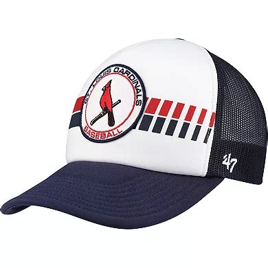 Men's '47 White/Navy St. Louis Cardinals Cooperstown Collection Wax ...