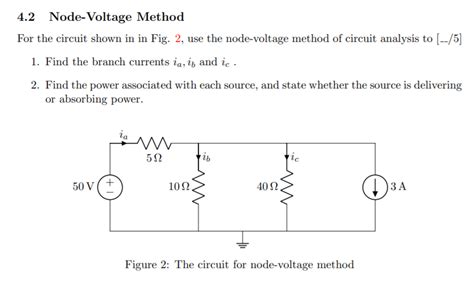 Image result for Node Method Circuit Analysis