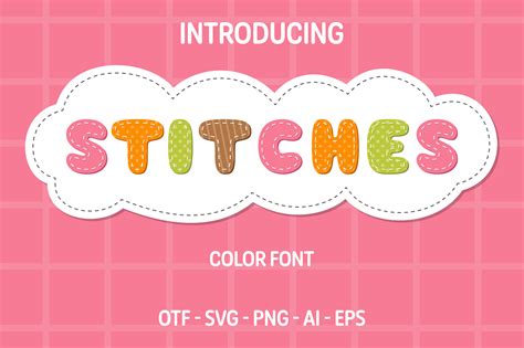 Stitches Font by Imagination Switch · Creative Fabrica