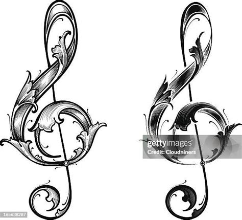 Image result for Fancy Treble Clef