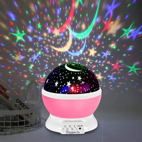 Buy One94Store Plastic Star Master Rotating 360 Degree Moon Night LED ...