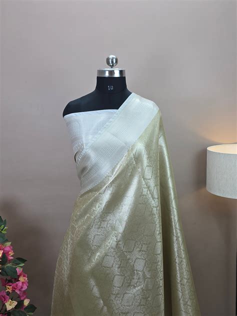 Tissue Silk Saree – Banaras Wardrobe