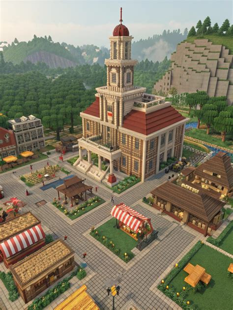Image result for Minecraft Town Build Tutorial