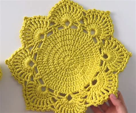 Image result for Small Crocheted Doily Tutorial