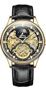 OLEVS chronograph Men's Stainless Steel Watch (Blue Dial Silver Colored ...